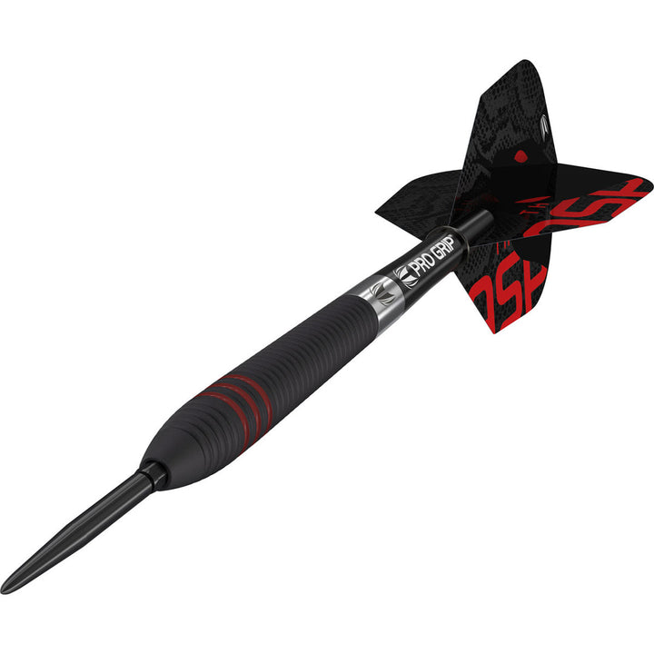 Target - The Asp Black Swiss Steel Tip Darts - 80% Tungsten