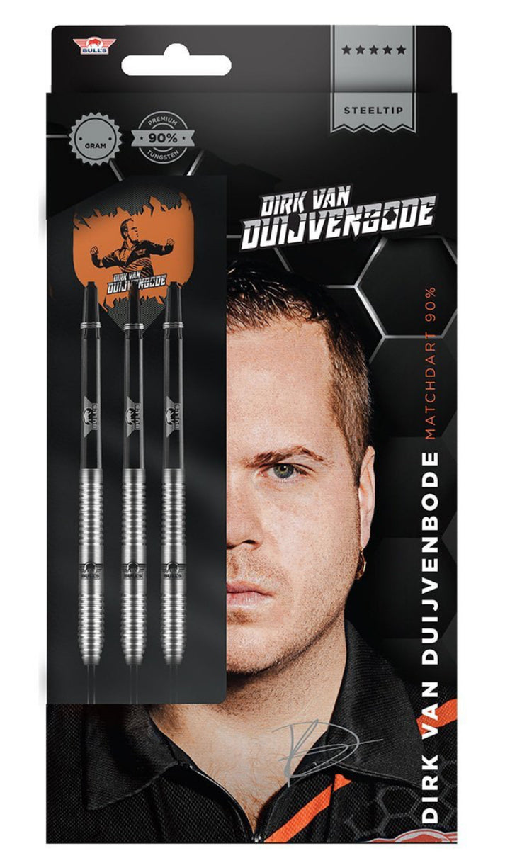 Dirk Van Duijvenbode Steel Tip Darts - 90% Tungsten