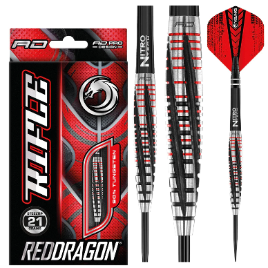 Red Dragon - Rifle Steel Tip Darts - 90% Tungsten