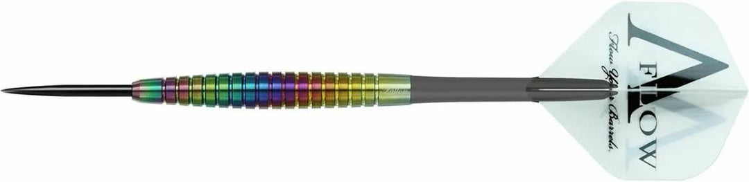 Dynasty - Fallon Sherrock Rainbow Steel Tip Darts - 95% Tungsten