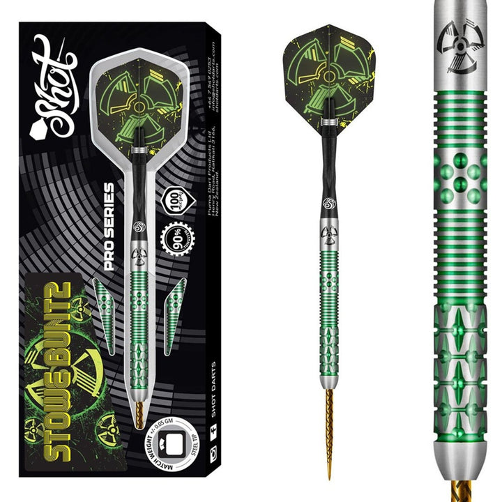 Stowe Buntz 2.0 Steel Tip Darts - 90% Tungsten