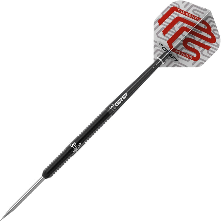 Mensur Suljovic Black Steel Tip Darts - 90% Tungsten