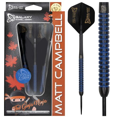 Matt Campbell ‘The Ginja Ninja’ Steel Tip Darts - 90% Tungsten