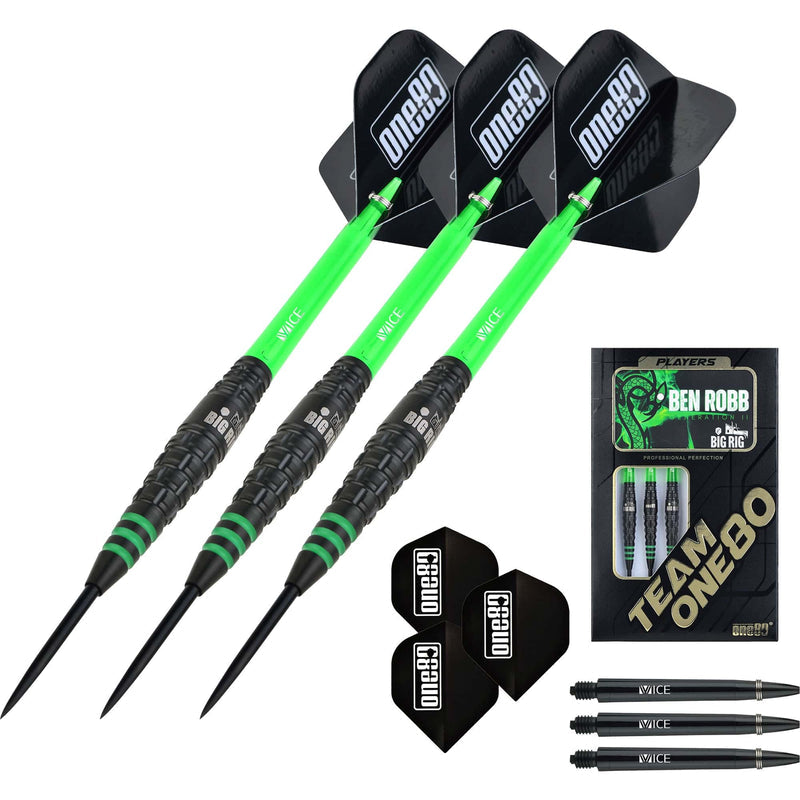 Ben Robb ‘Big Rig’ V2 Steel Tip Darts - 90% Tungsten