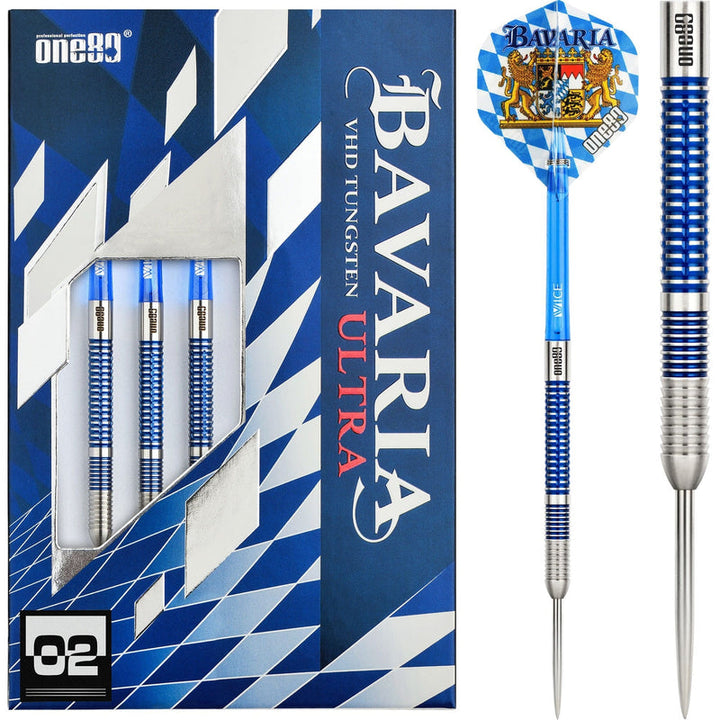 Bavaria Ultra 02 Steel Tip Darts - 90% Tungsten