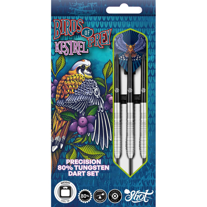 Birds of Prey Kestrel Steel Tip Darts - 80% Tungsten