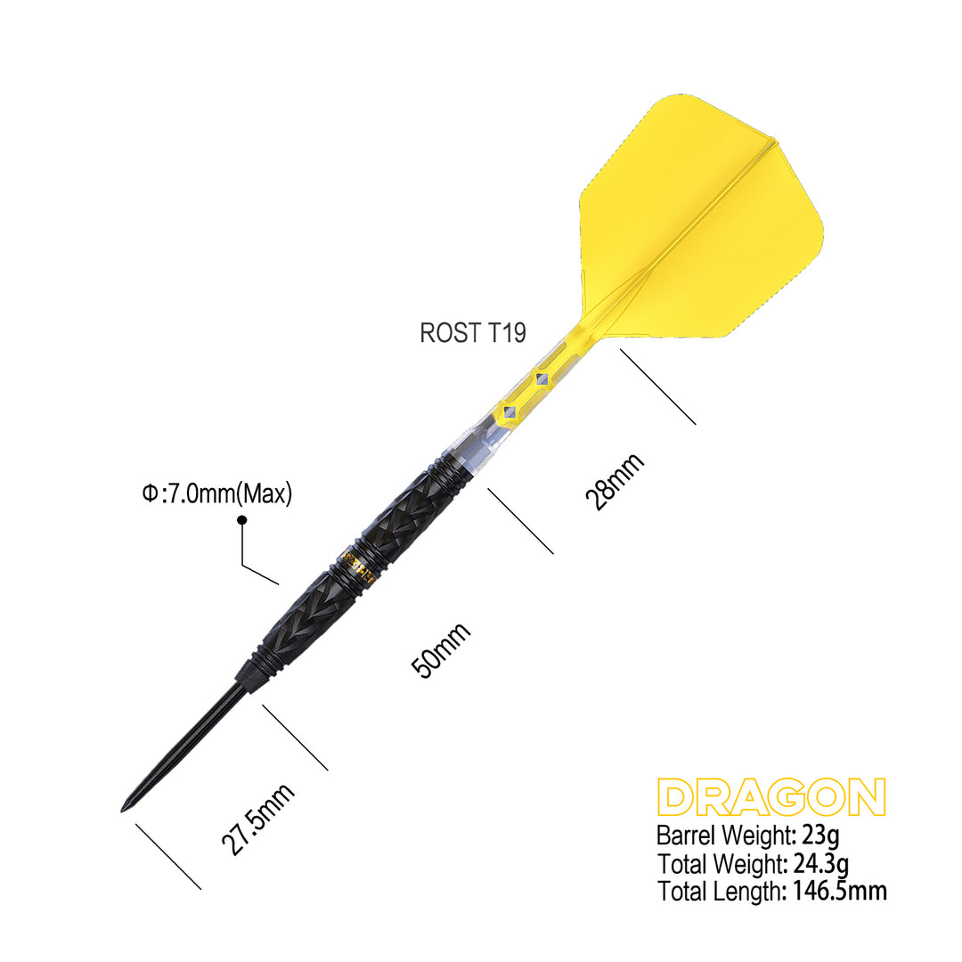 Chinese Zodiac Dragon Steel Tip Darts - 90% Tungsten