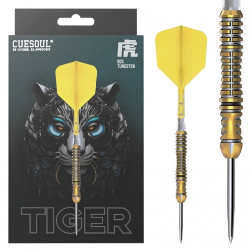 Chinese Zodiac Tiger Steel Tip Darts - 90% Tungsten