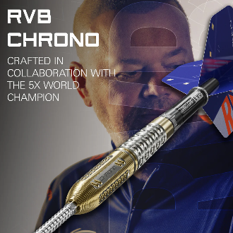 Raymond Van Barneveld Chrono Steel Tip Darts - 95% Tungsten