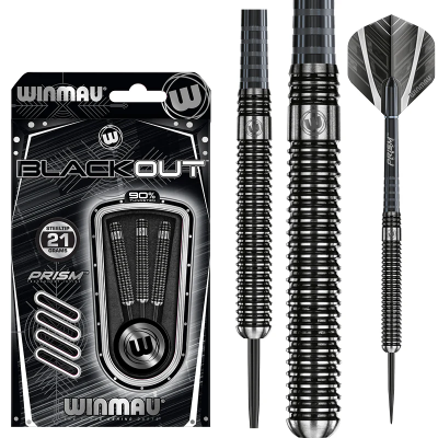 Blackout Steel Tip Darts - 90% Tungsten