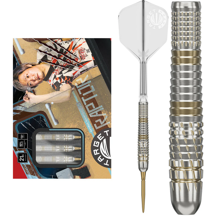 Prime Series Raptor G5 Steel Tip Darts - 90% Tungsten