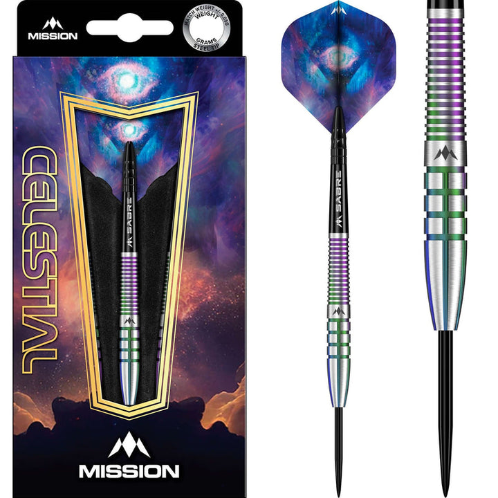 Celestial Coral PVD Steel Tip Darts - 95% Tungsten