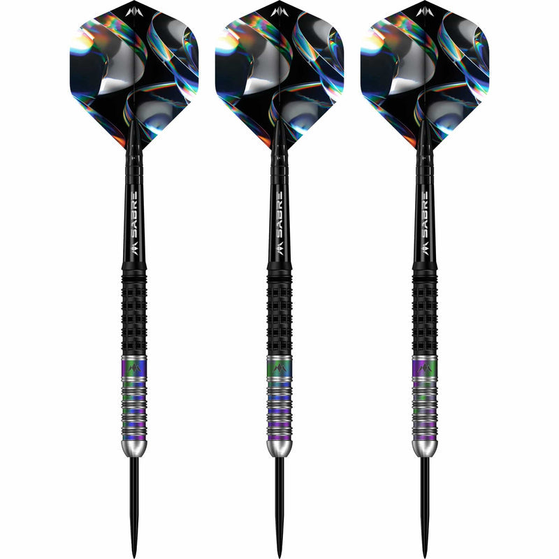 Iridian Black & Coral PVD Steel Tip Darts - 90% Tungsten