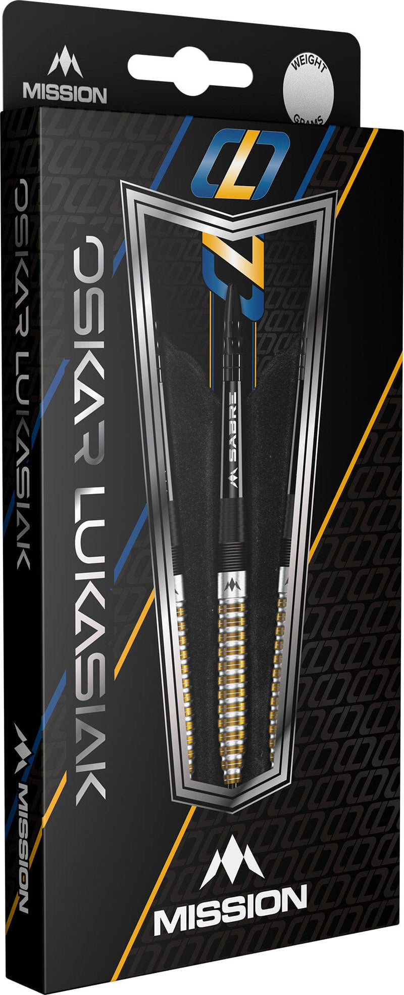 Oskar Lukasiak Black & Gold PVD Steel Tip Darts - 95% Tungsten