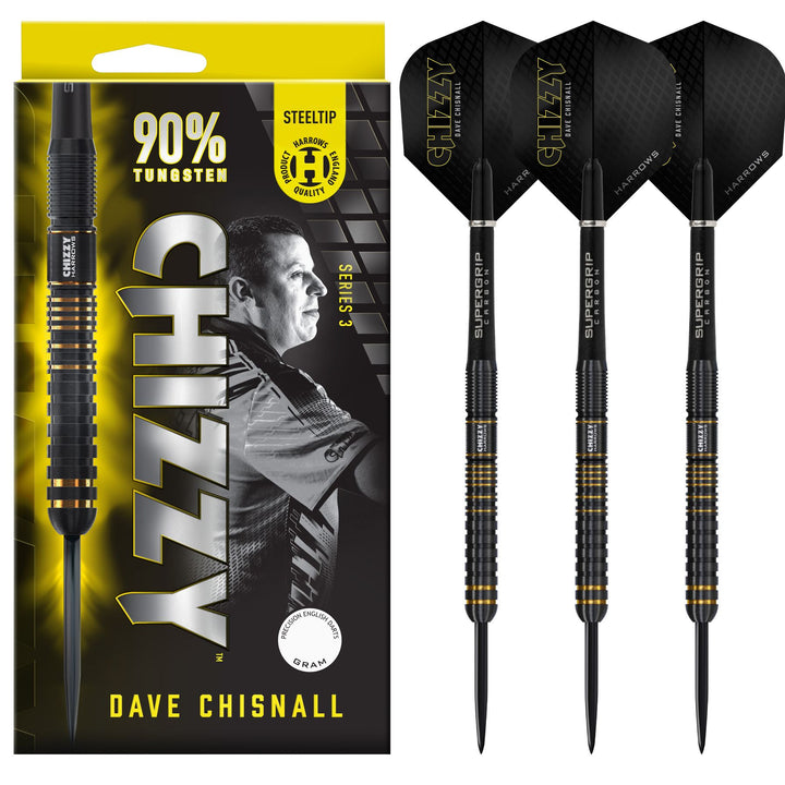 Dave Chisnall Chizzy v3 Steel Tip Darts - 90% Tungsten