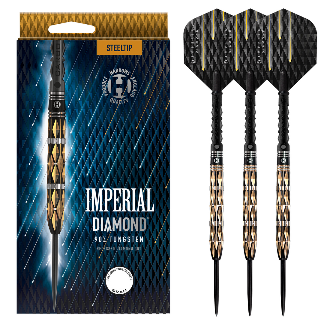 Imperial Diamond Steel Tip Darts - 90% Tungsten