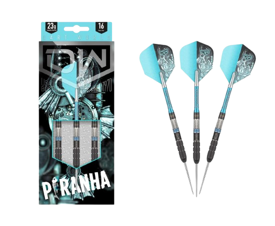 Piranha 01 Steel Tip Darts - 90% Tungsten