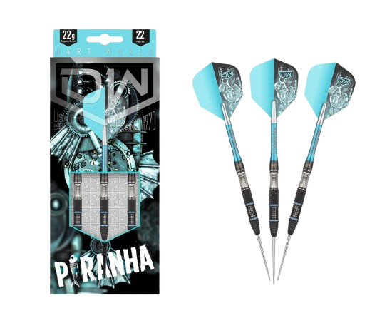 Piranha 02 Steel Tip Darts - 90% Tungsten