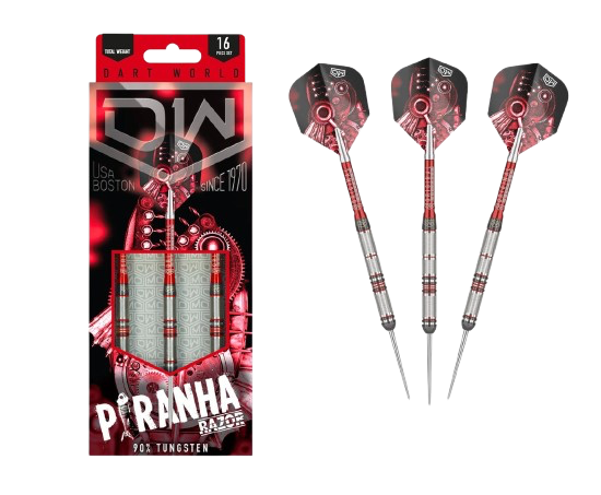 Piranha Razor 01 Steel Tip Darts - 90% Tungsten