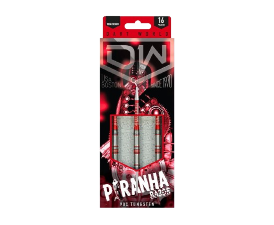 Piranha Razor 01 Steel Tip Darts - 90% Tungsten