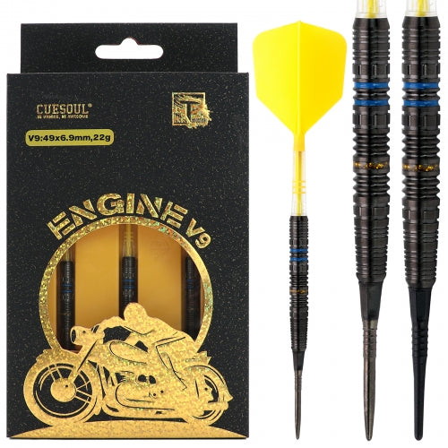 Engine v9 Steel / Soft Tip Darts - 90% Tungsten