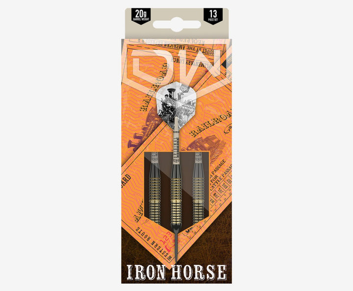 Iron Horse Steel Tip Darts - Brass