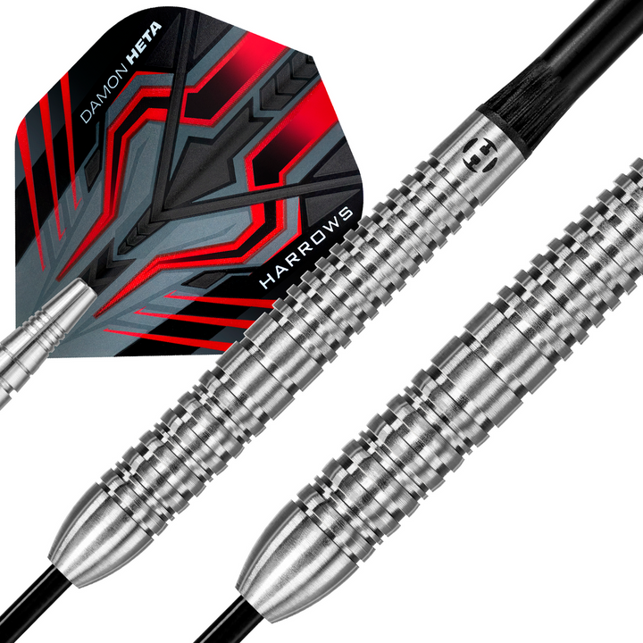 Damon Heta Silver Steel Tip Darts - 90% Tungsten