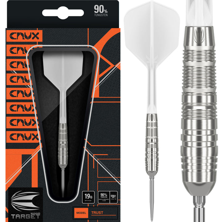 Crux Trust Steel Tip Darts - 90% Tungsten