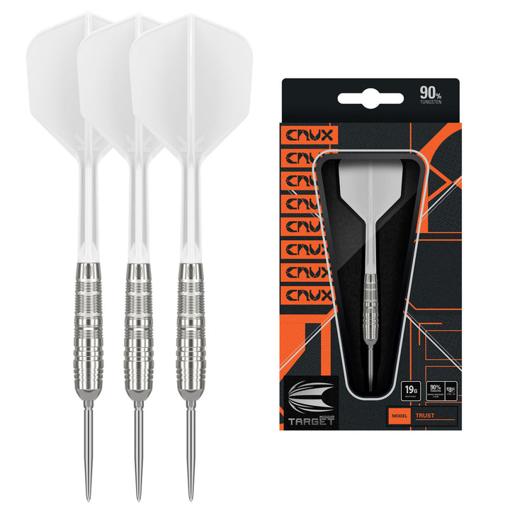 Crux Trust Steel Tip Darts - 90% Tungsten