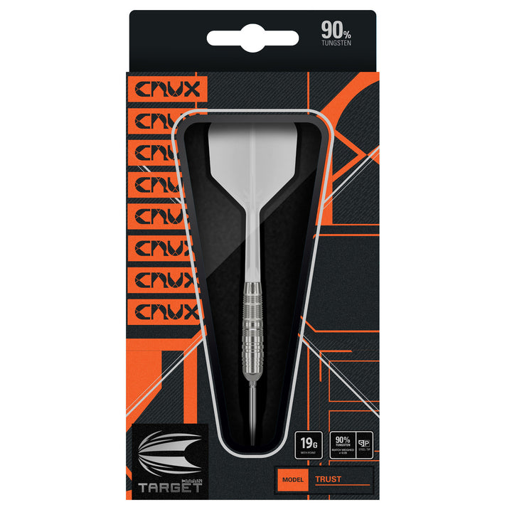 Crux Trust Steel Tip Darts - 90% Tungsten