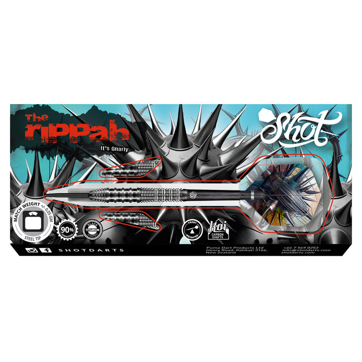 Gnarley Rippah Steel Tip Darts - 90% Tungsten