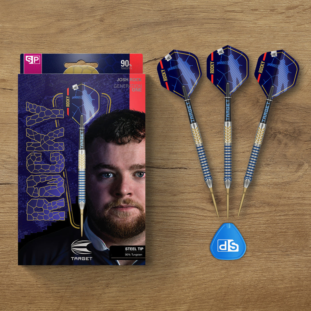 Josh Rock G1 Steel Tip Darts - 90% Tungsten