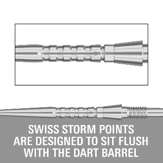 Swiss Storm Surge Steel Tip Points