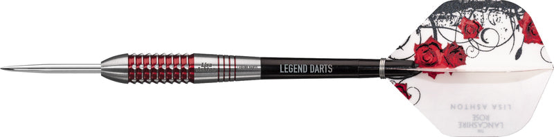 Lisa Ashton Lancashire Rose Steel Tip Darts - 90% Tungsten