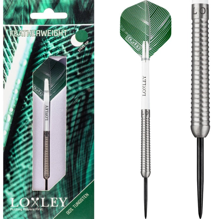 Featherweight Green Steel Tip Darts - 90% Tungsten Darts