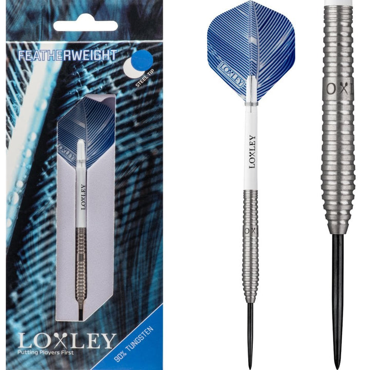 Featherweight Blue Steel Tip Darts - 90% Tungsten Darts