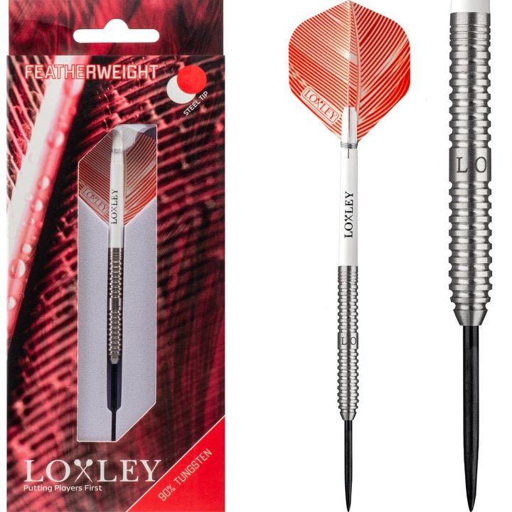 Featherweight Red Steel Tip Darts - 90% Tungsten Darts