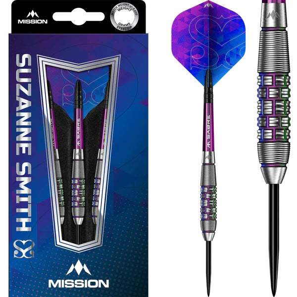 Mission Suzanne Smith Darts - Steel Tip - Coral PVD - 24g