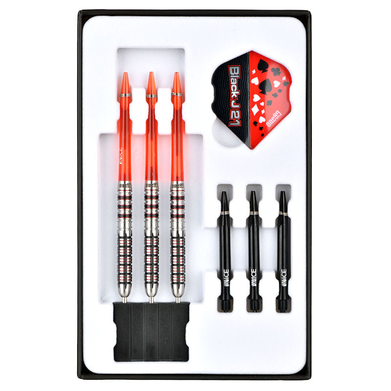 One80 - Black J21 01 Darts - 90% Tungsten