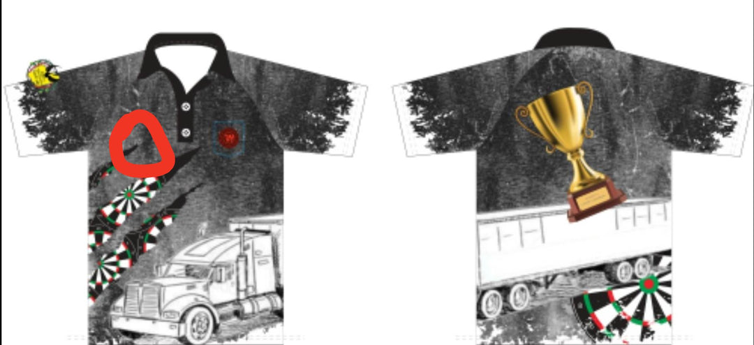 Custom Dart Shirts ≥ 5XL